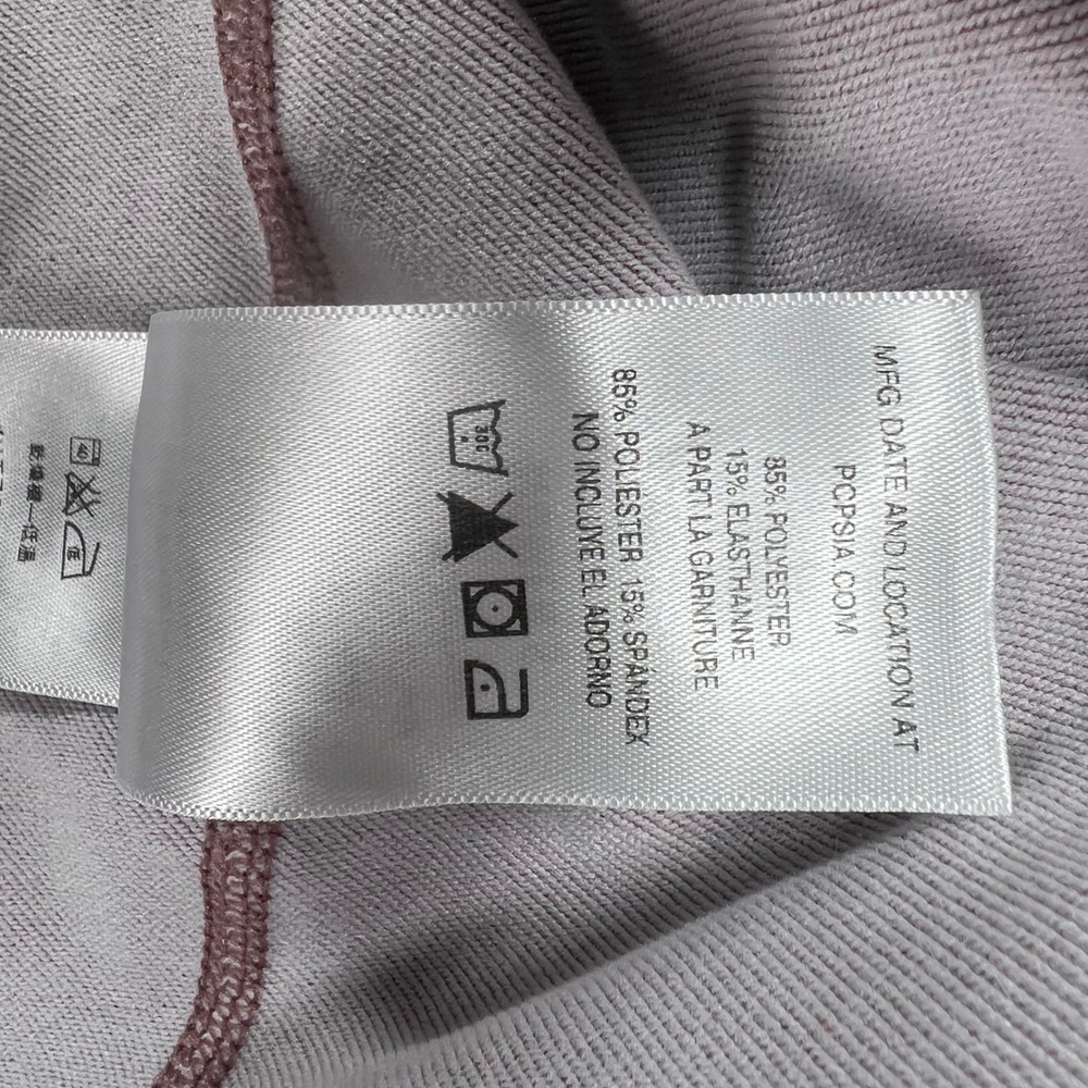 Patagonia Womens Speedwork XL 1/4 Zip Pullover Heathered Burgundy Dot Trim - Picture 13 of 13